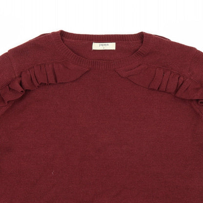Papaya Womens Brown   Pullover Jumper Size S