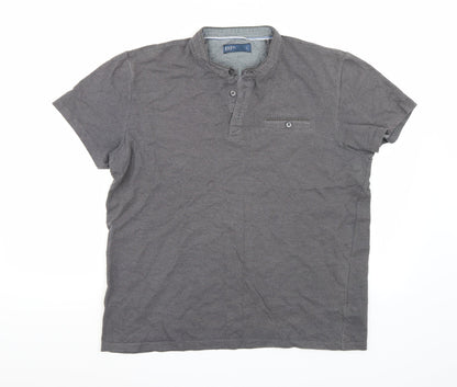 Womens UK Size L Easy Grey Basic T-Shirt