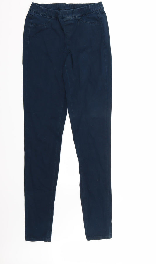 Denim & Co. Womens Blue   Skinny Jeans Size 6 L31 in