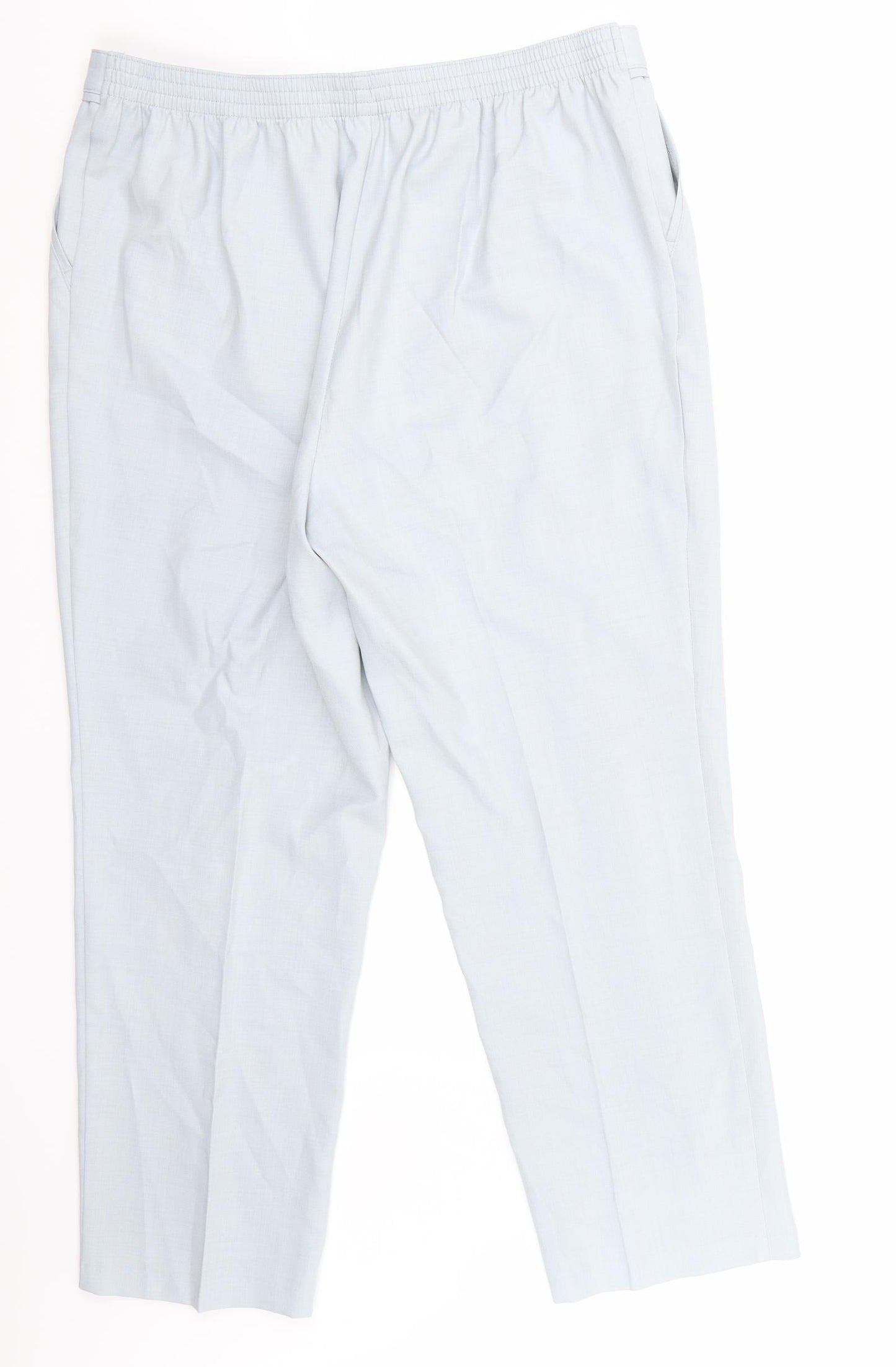 Womens UK Size 16 Marks and Spencer Regular Fit  Blue Trousers