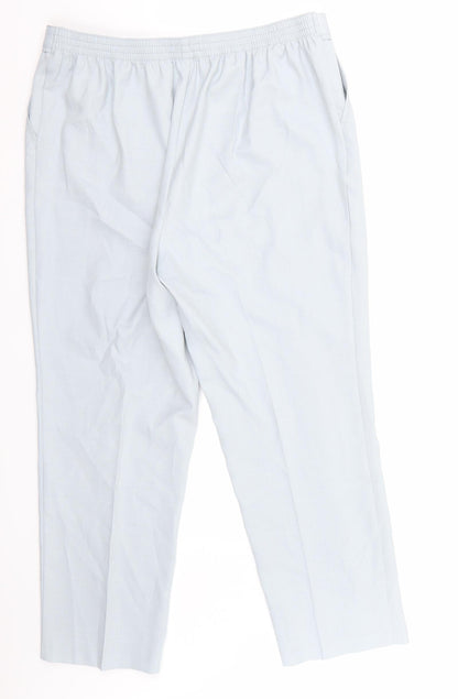 Womens UK Size 16 Marks and Spencer Regular Fit  Blue Trousers