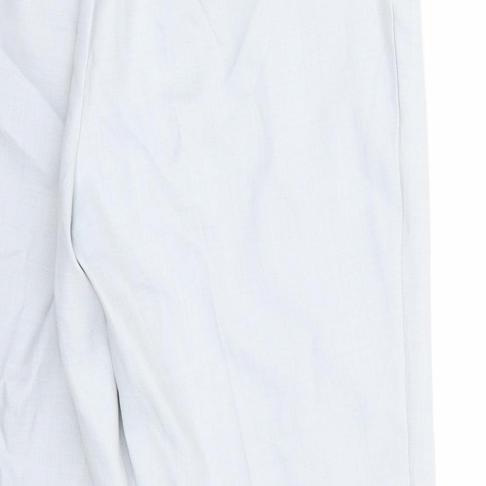 Womens UK Size 16 Marks and Spencer Regular Fit  Blue Trousers