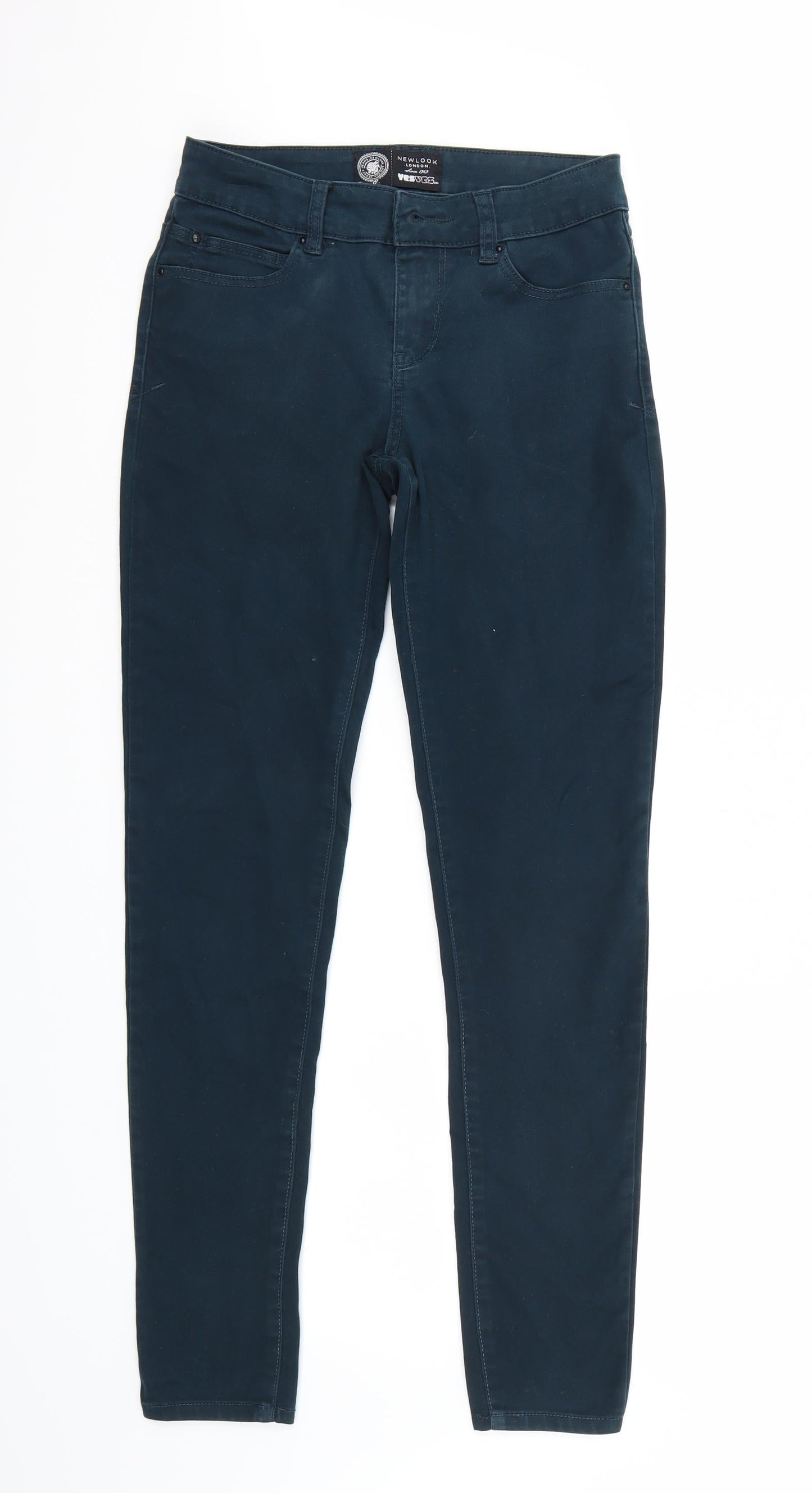 Womens UK Size 8 Newlook Regular Fit Skinny Blue Jeans