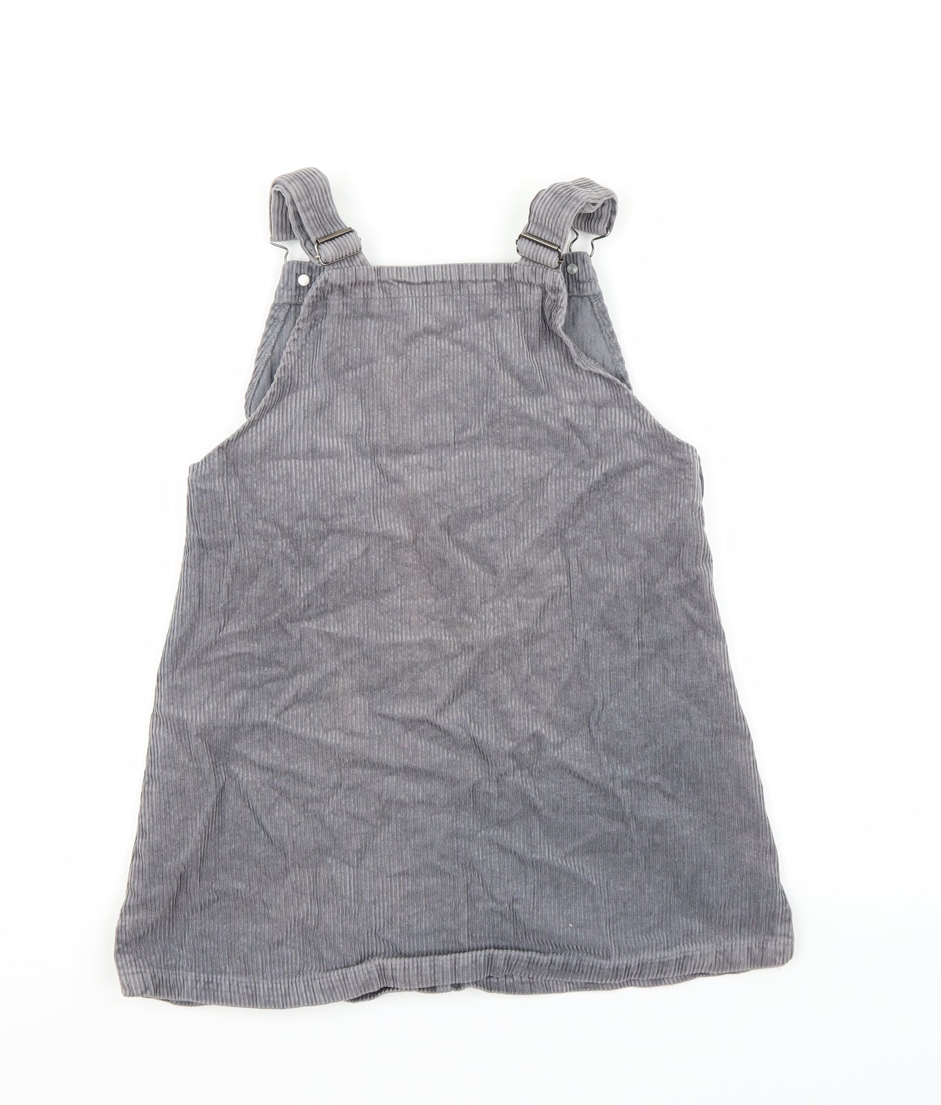 Nutmeg  Girls Grey Batik  Dungaree One-Piece Size 11-12 Years