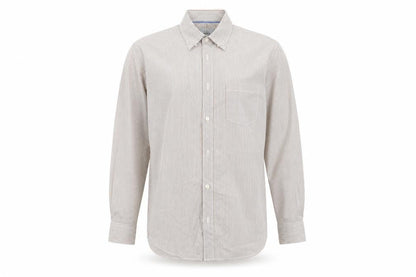 Marks & Spencer Mens White Striped   Button-Up Size M
