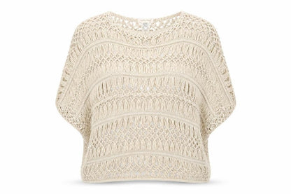 Sans Souci Womens Beige   Pullover Jumper Size M