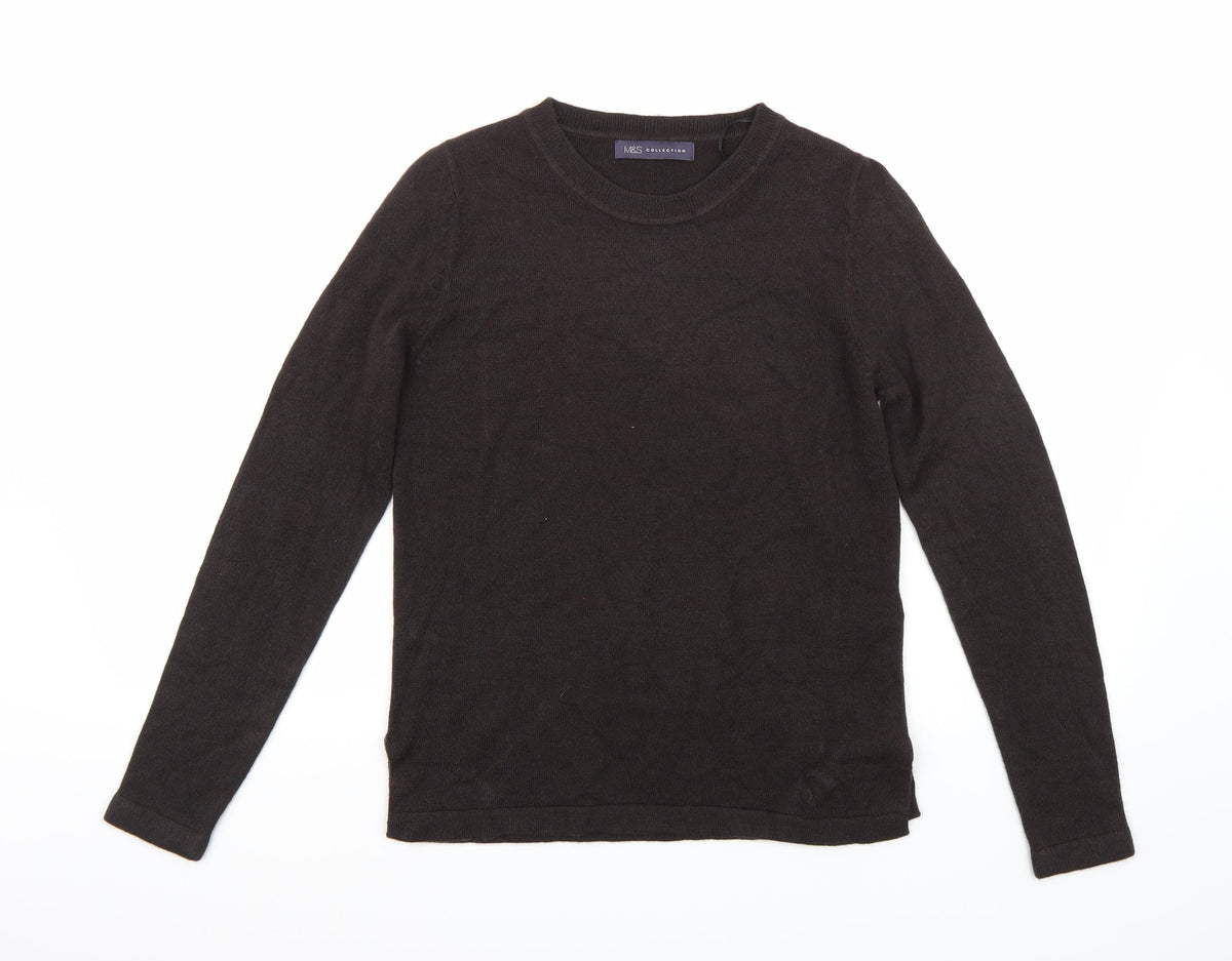 Marks & Spencer Womens Black   Pullover Jumper Size 12