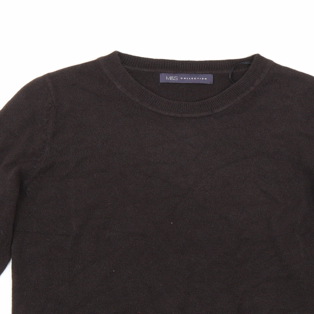 Marks & Spencer Womens Black   Pullover Jumper Size 12