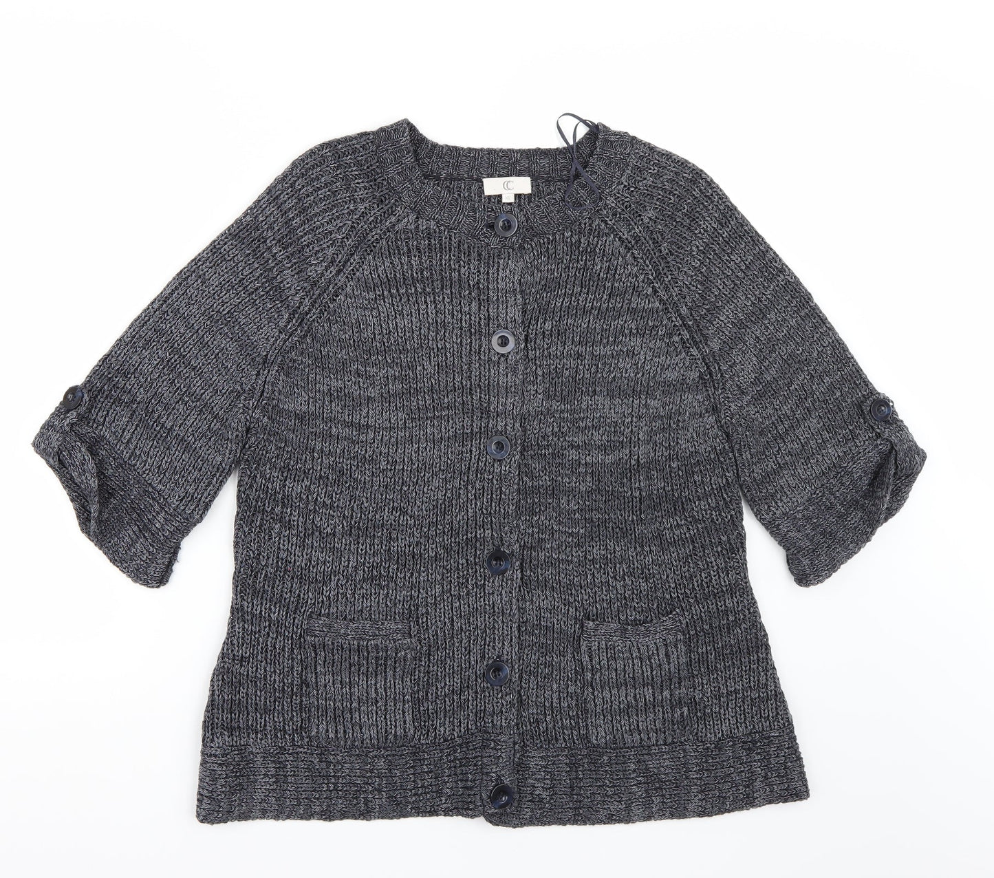 CC Womens Blue   Cardigan Jumper Size XL