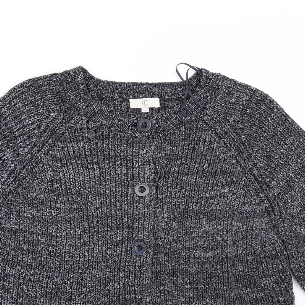 CC Womens Blue   Cardigan Jumper Size XL
