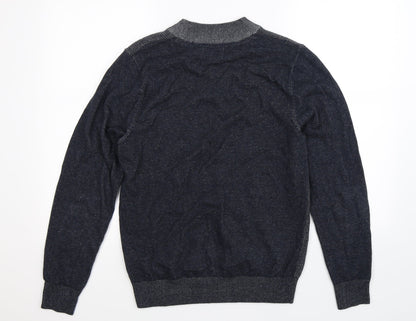George Mens Blue  Knit Pullover Jumper Size S