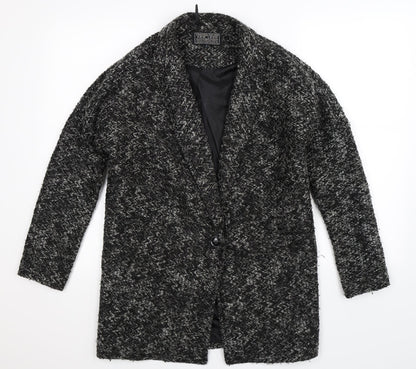 Womens UK Size 8 New Look Grey Jacket Blazer