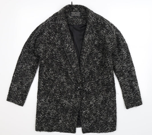 Womens UK Size 8 New Look Grey Jacket Blazer