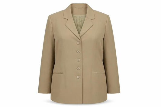Womens UK Size 20 Classics Regular Beige Suit Jacket