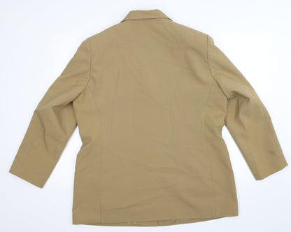 Classics Womens Beige   Jacket Suit Jacket Size 20