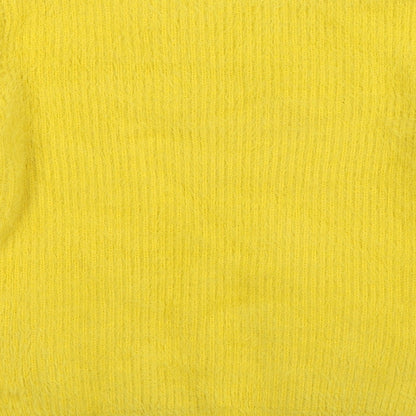 Tu Womens Yellow  Knit Pullover Jumper Size 14
