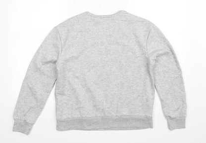 Primark Womens Grey   Pullover Sweatshirt Size 6  - Oversized