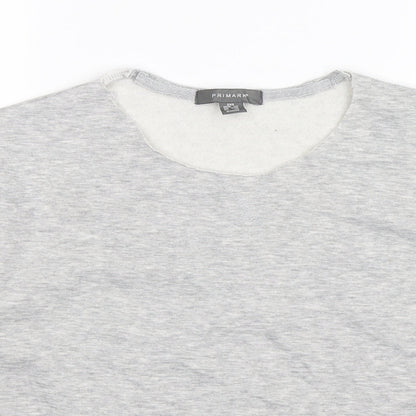 Primark Womens Grey   Pullover Sweatshirt Size 6  - Oversized