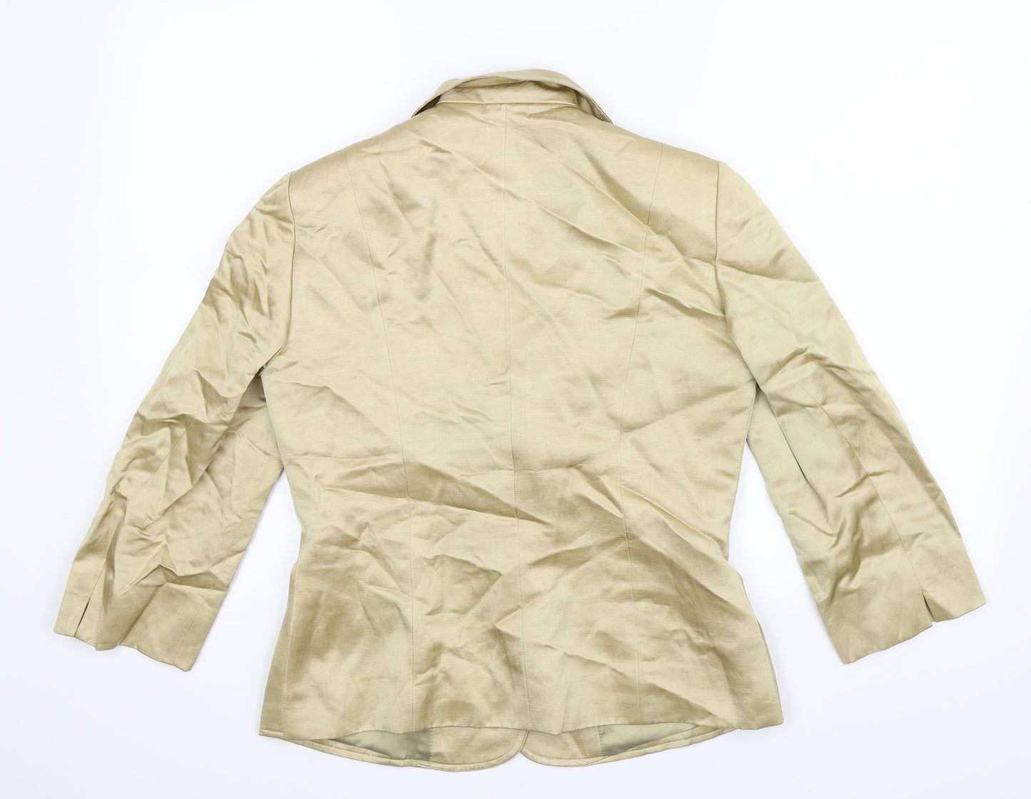 CC Womens Gold   Jacket Suit Jacket Size 10