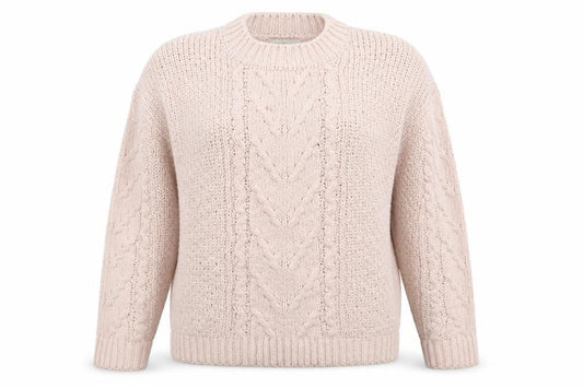Papaya Womens Beige  Knit Pullover Jumper Size S  - Oversized