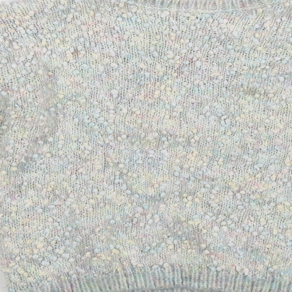 Marks and Spencer Girls Multicoloured  Knit Pullover Jumper Size 9-10 Years