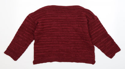Sweater Shop Womens Brown  Knit Pullover Jumper Size L