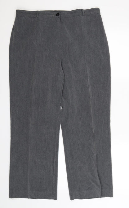 Debenhams Womens Grey   Trousers  Size 14 L29 in