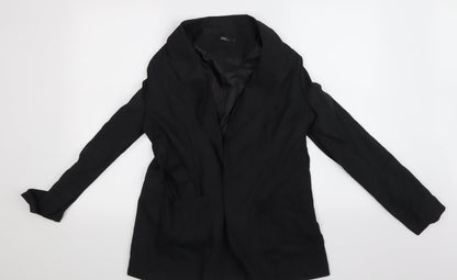 Unika Womens Black   Overcoat Jacket Size 14