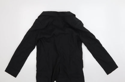 Unika Womens Black   Overcoat Jacket Size 14