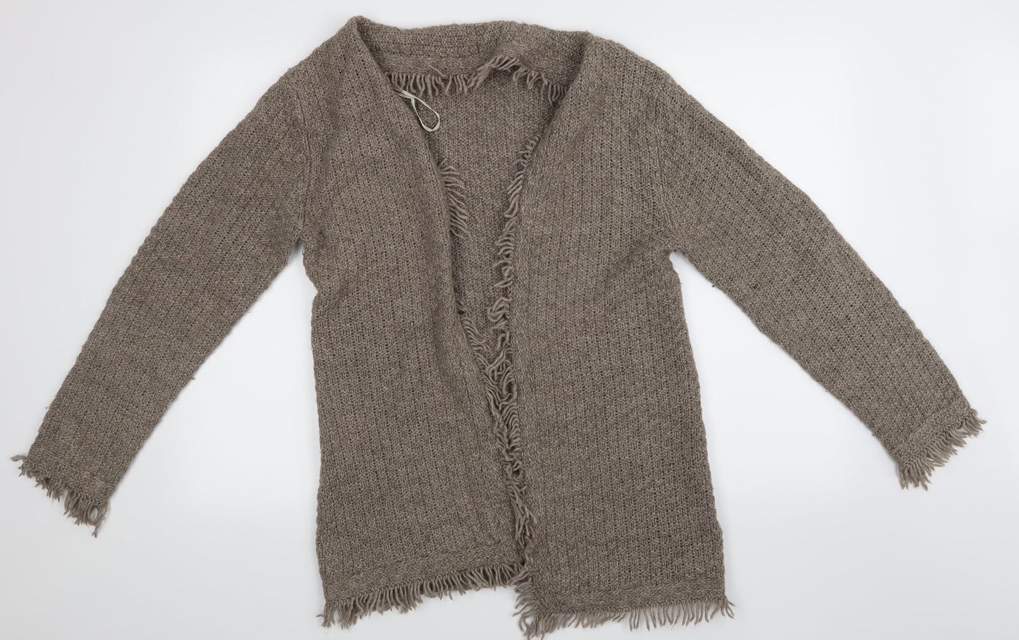 Carla F Womens Beige   Cardigan Jumper Size 14