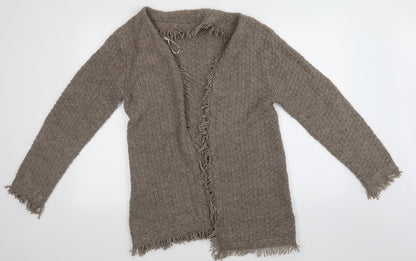 Carla F Womens Beige   Cardigan Jumper Size 14