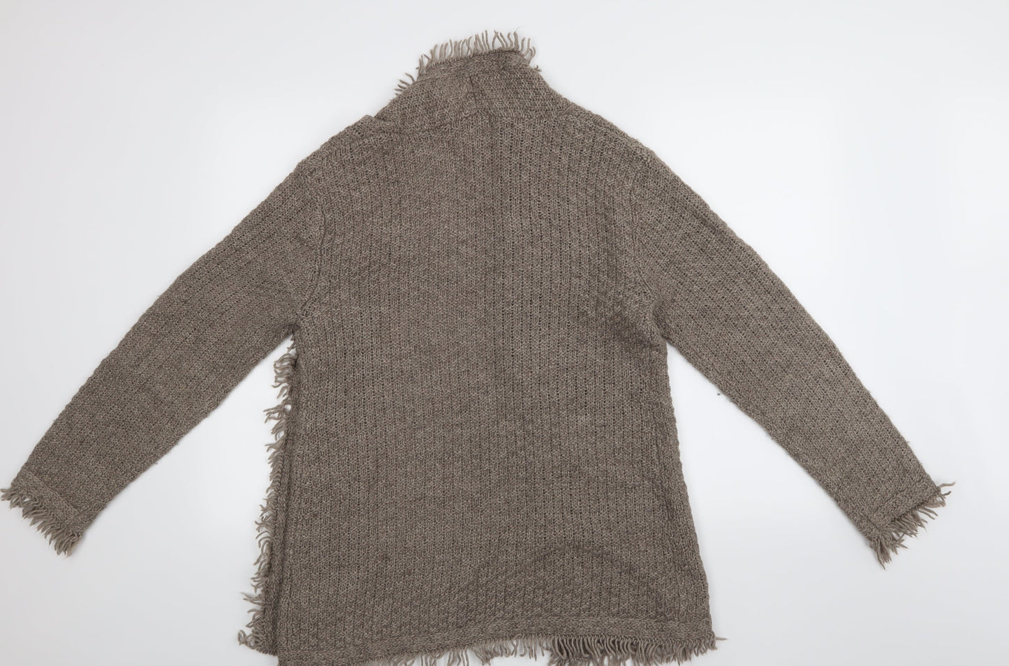 Carla F Womens Beige   Cardigan Jumper Size 14