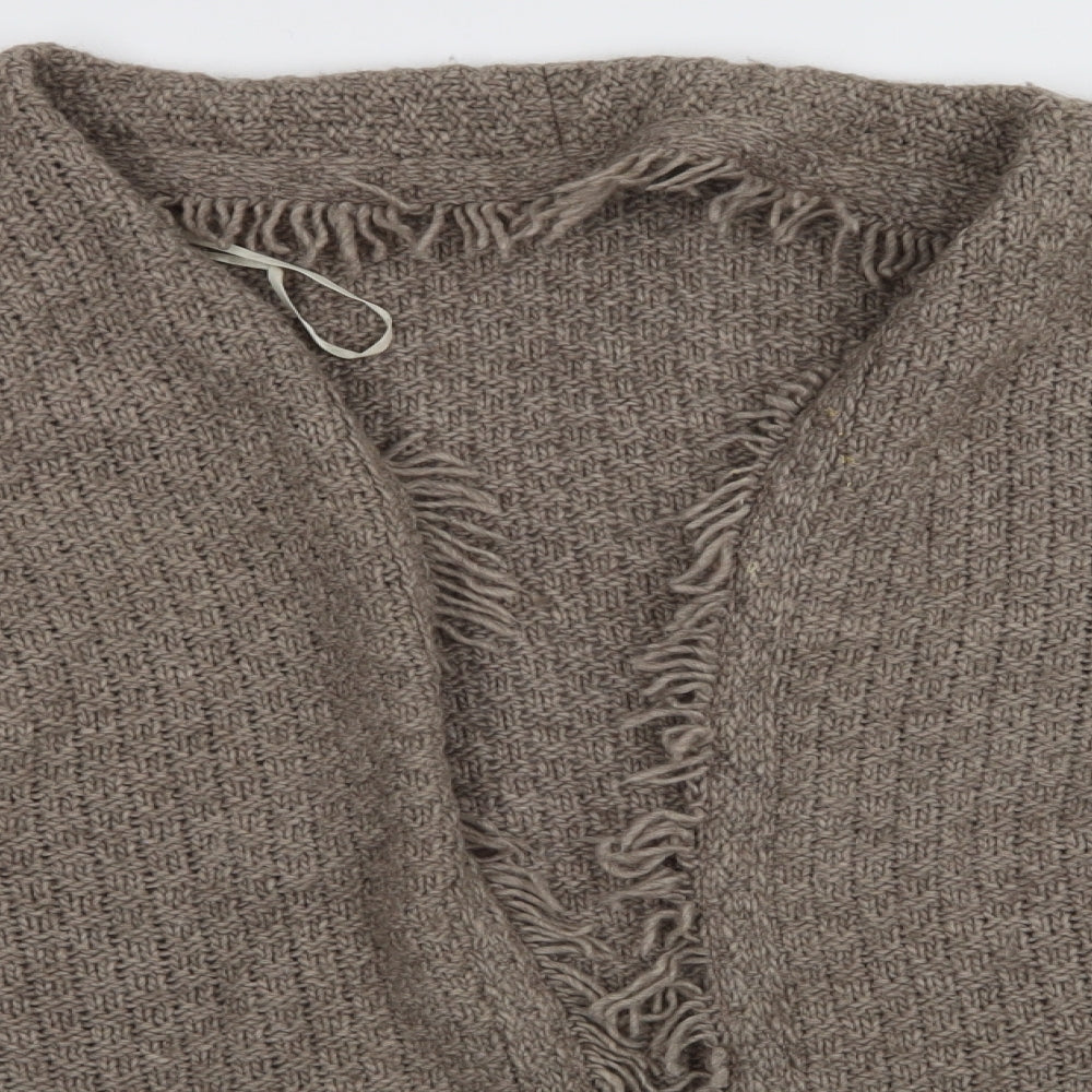 Carla F Womens Beige   Cardigan Jumper Size 14