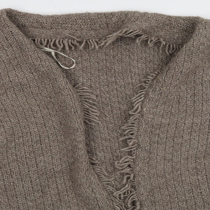 Carla F Womens Beige   Cardigan Jumper Size 14