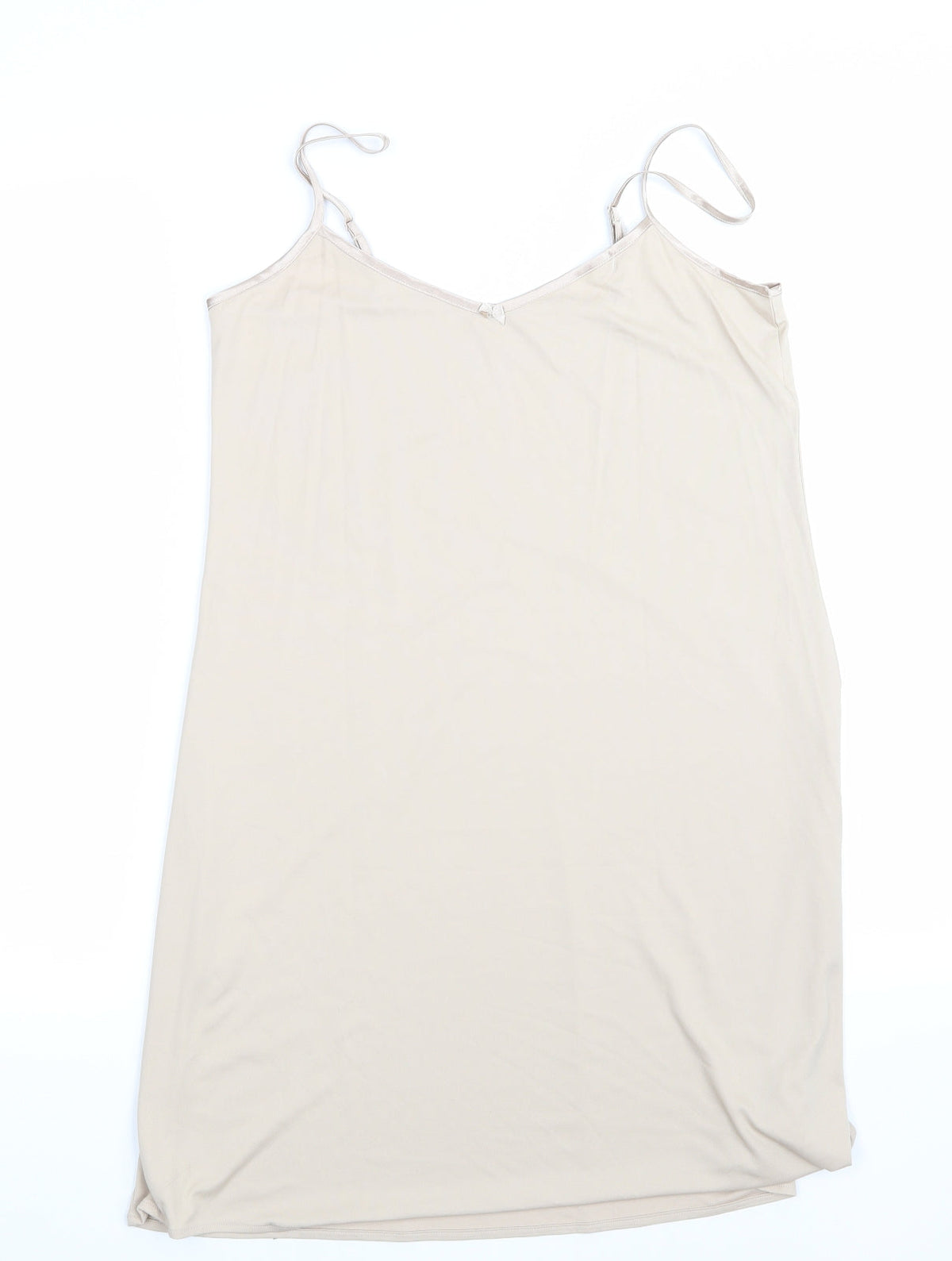 Marks & Spencer Womens Beige Solid  Chemise One Piece Size 10