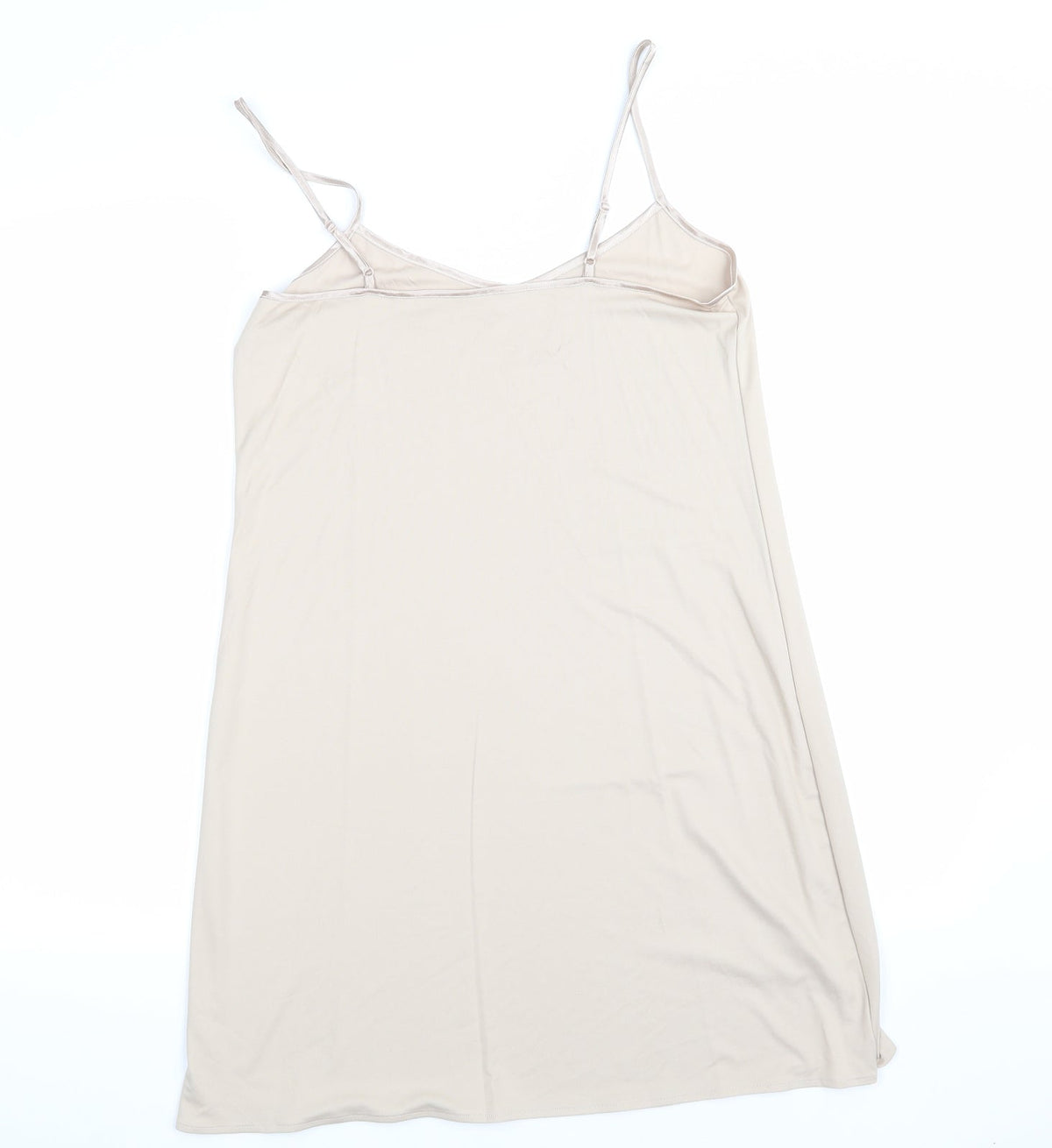 Marks & Spencer Womens Beige Solid  Chemise One Piece Size 10
