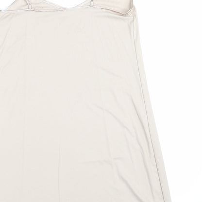 Marks & Spencer Womens Beige Solid  Chemise One Piece Size 10