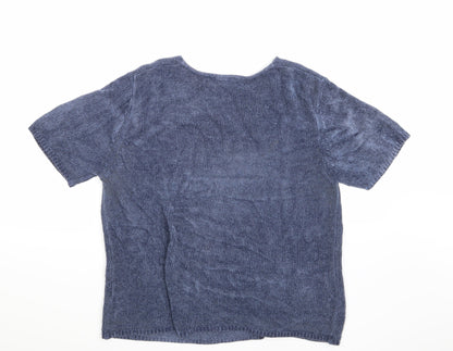 Womens UK Size 16 BHS Blue Basic