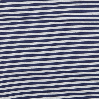 Womens UK Size 10 Green Envelope Blue Basic T-Shirt