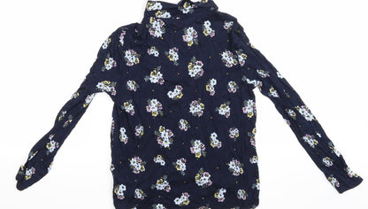Womens UK Size 10 Marks and Spencer Blue Basic Blouse