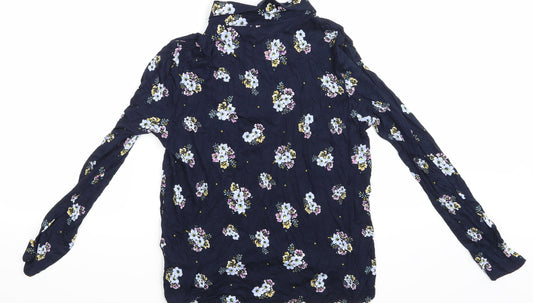 Womens UK Size 10 Marks and Spencer Blue Basic Blouse