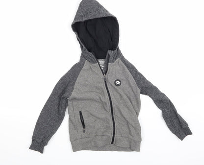 Nutmeg Boys Grey   Full Zip Hoodie Size 5-6 Years