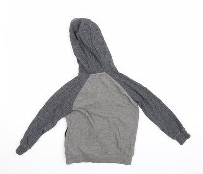 Nutmeg Boys Grey   Full Zip Hoodie Size 5-6 Years