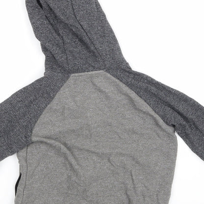 Nutmeg Boys Grey   Full Zip Hoodie Size 5-6 Years