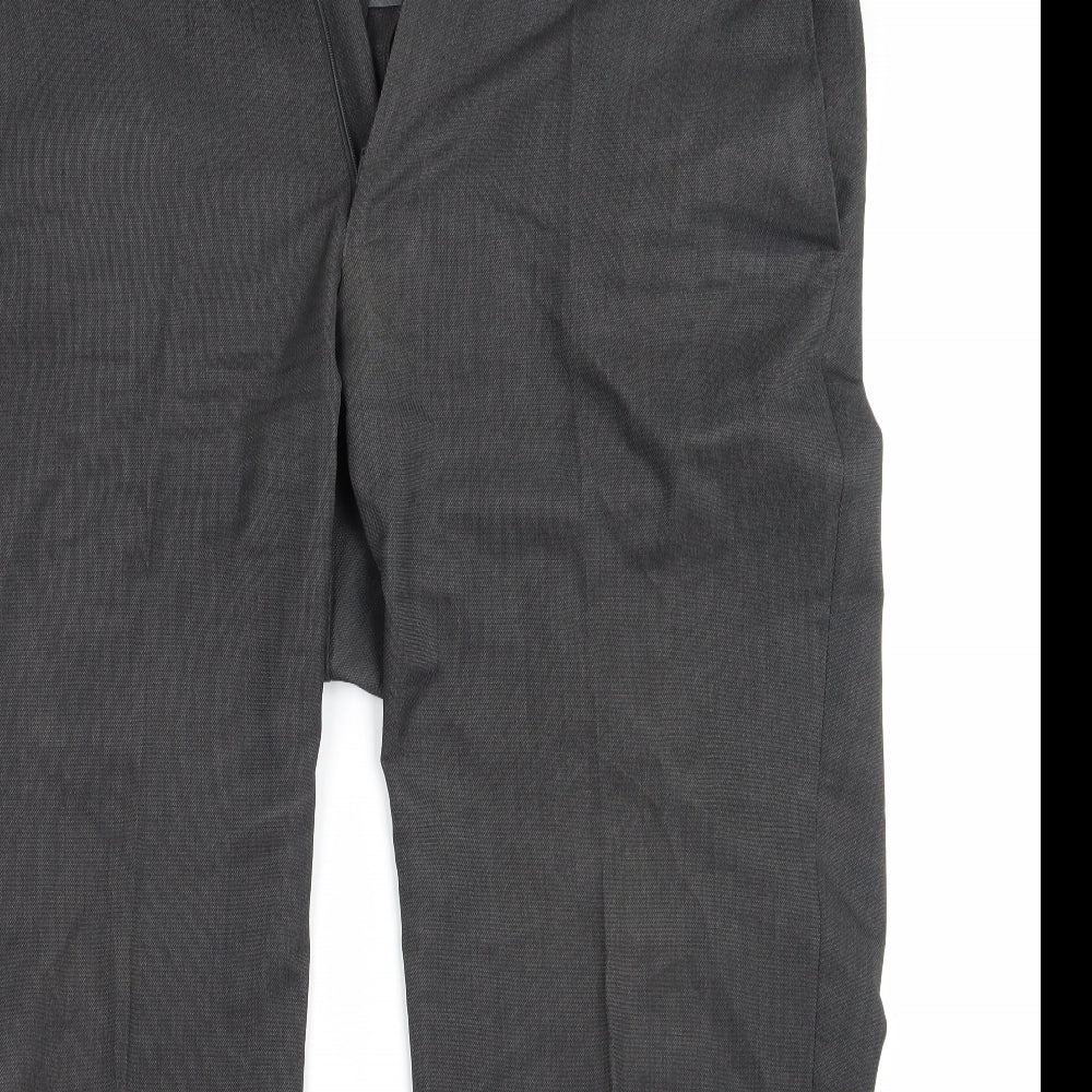 Womens UK Size 40 Marks and Spencer Regular Fit  Black Trousers