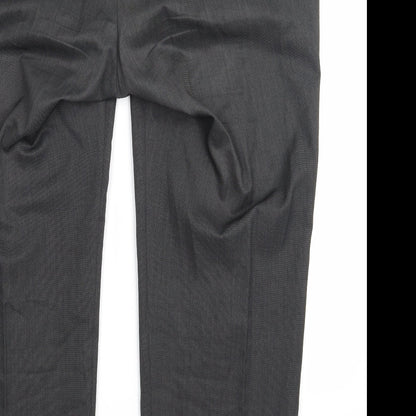 Womens UK Size 40 Marks and Spencer Regular Fit  Black Trousers