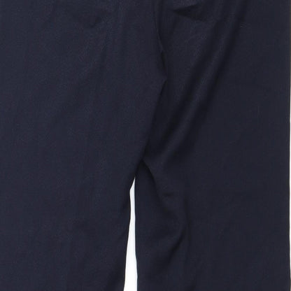 Womens UK Size 10 Marks and Spencer Regular Fit  Blue Trousers