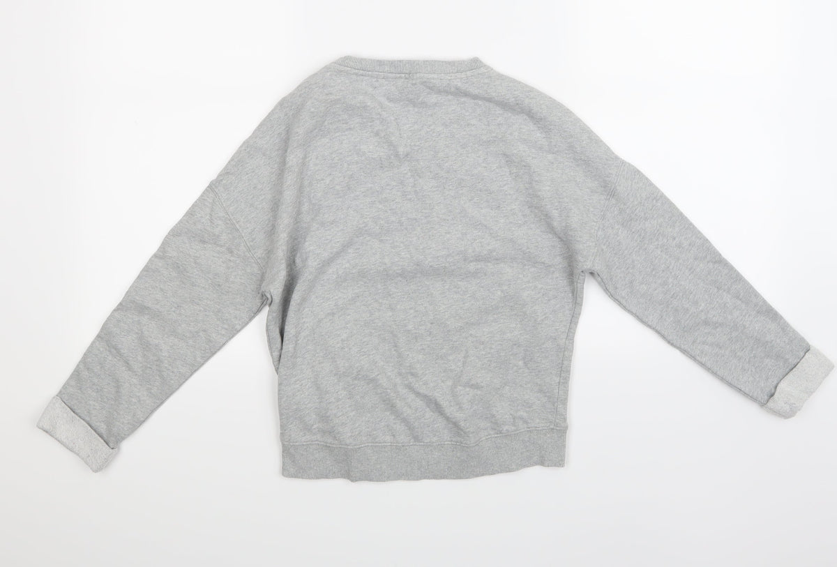 Next Girls Grey   Pullover Jumper Size 10 Years