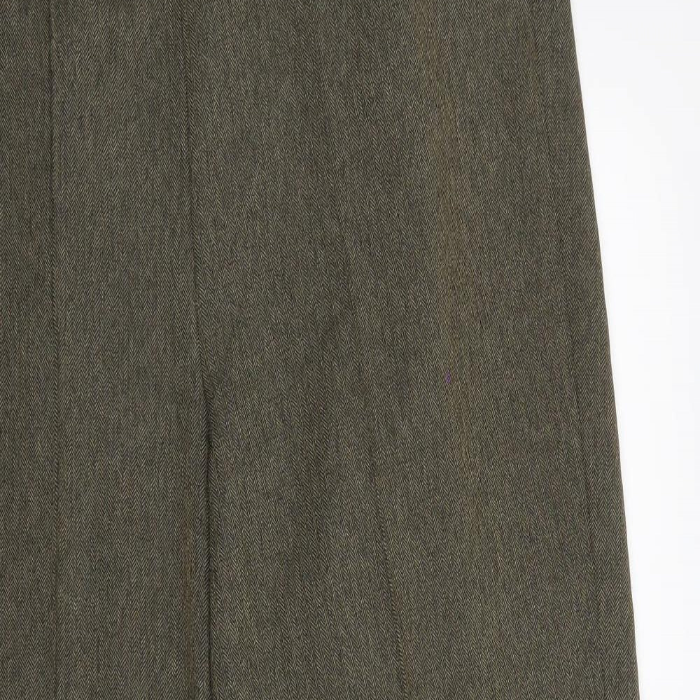 BM Womens Green   Dress Pants Trousers Size 16 L22 in