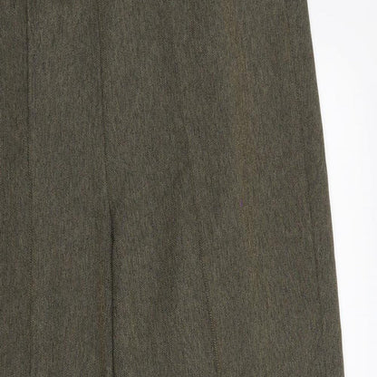 BM Womens Green   Dress Pants Trousers Size 16 L22 in